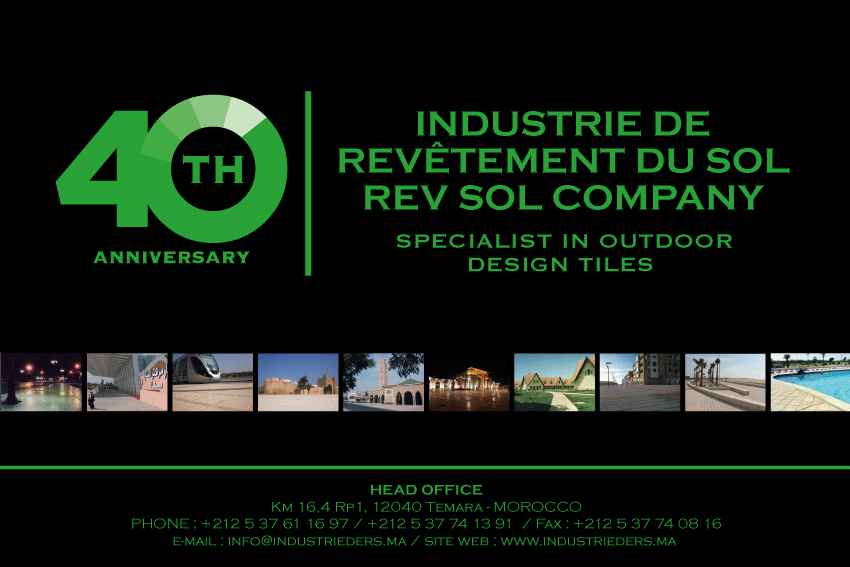 Industrie de revêtement du sol REV SOL Company - Specialist in outdoor design tiles